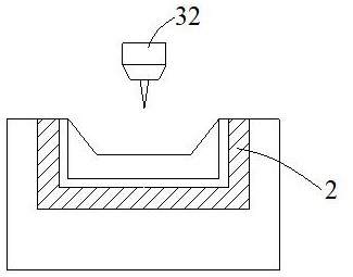 Device for repairing aircraft thin-walled beam through laser deposition and repairing method thereof