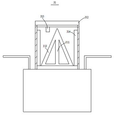 Device for repairing aircraft thin-walled beam through laser deposition and repairing method thereof