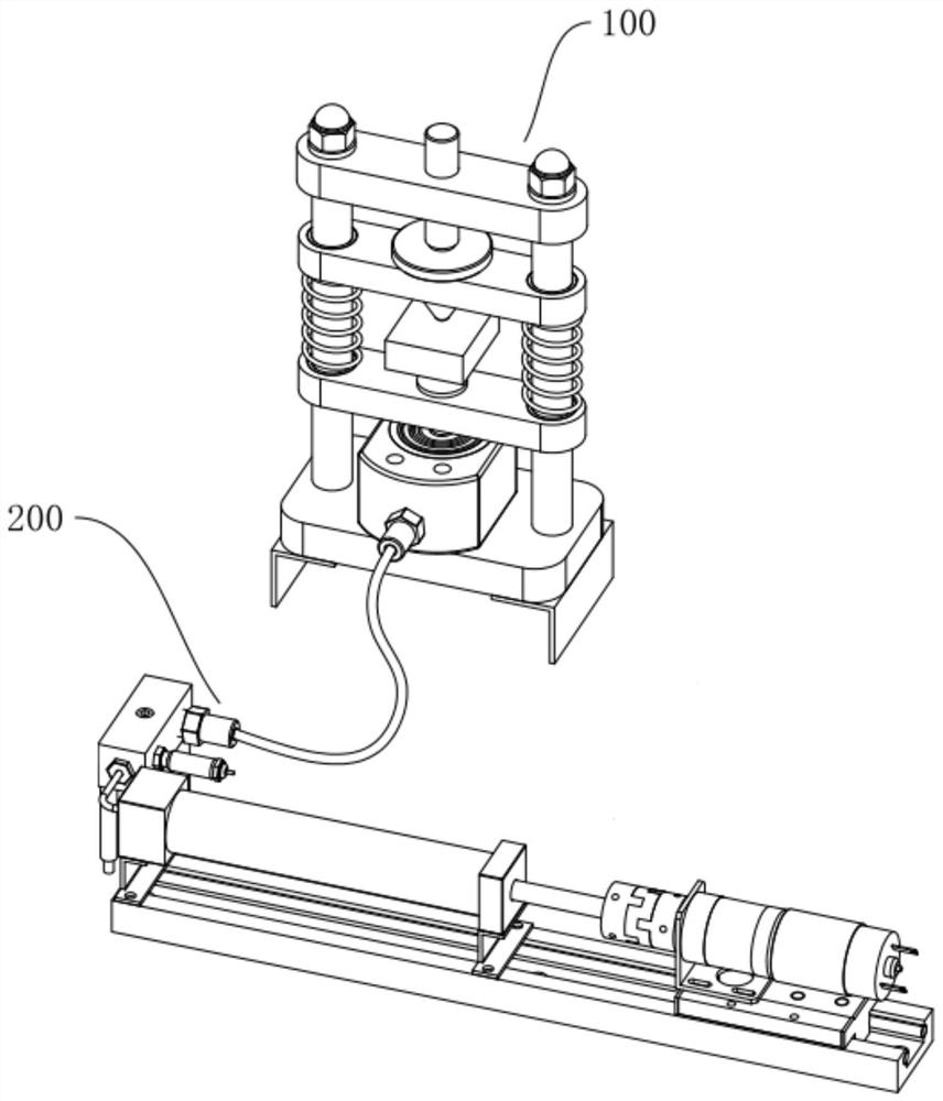 Rock sample point load tester and test method