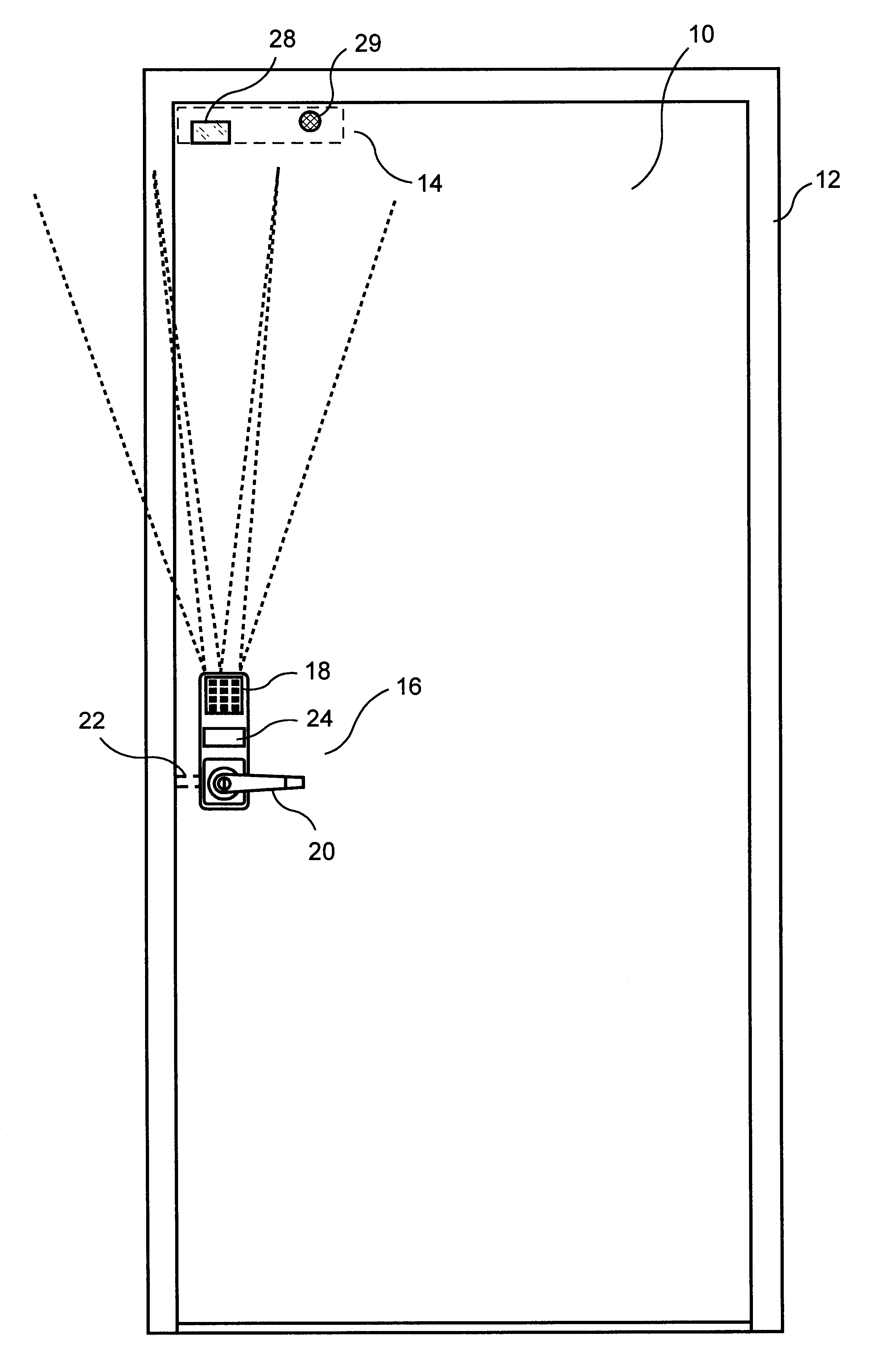 Wireless magnetic lock control system