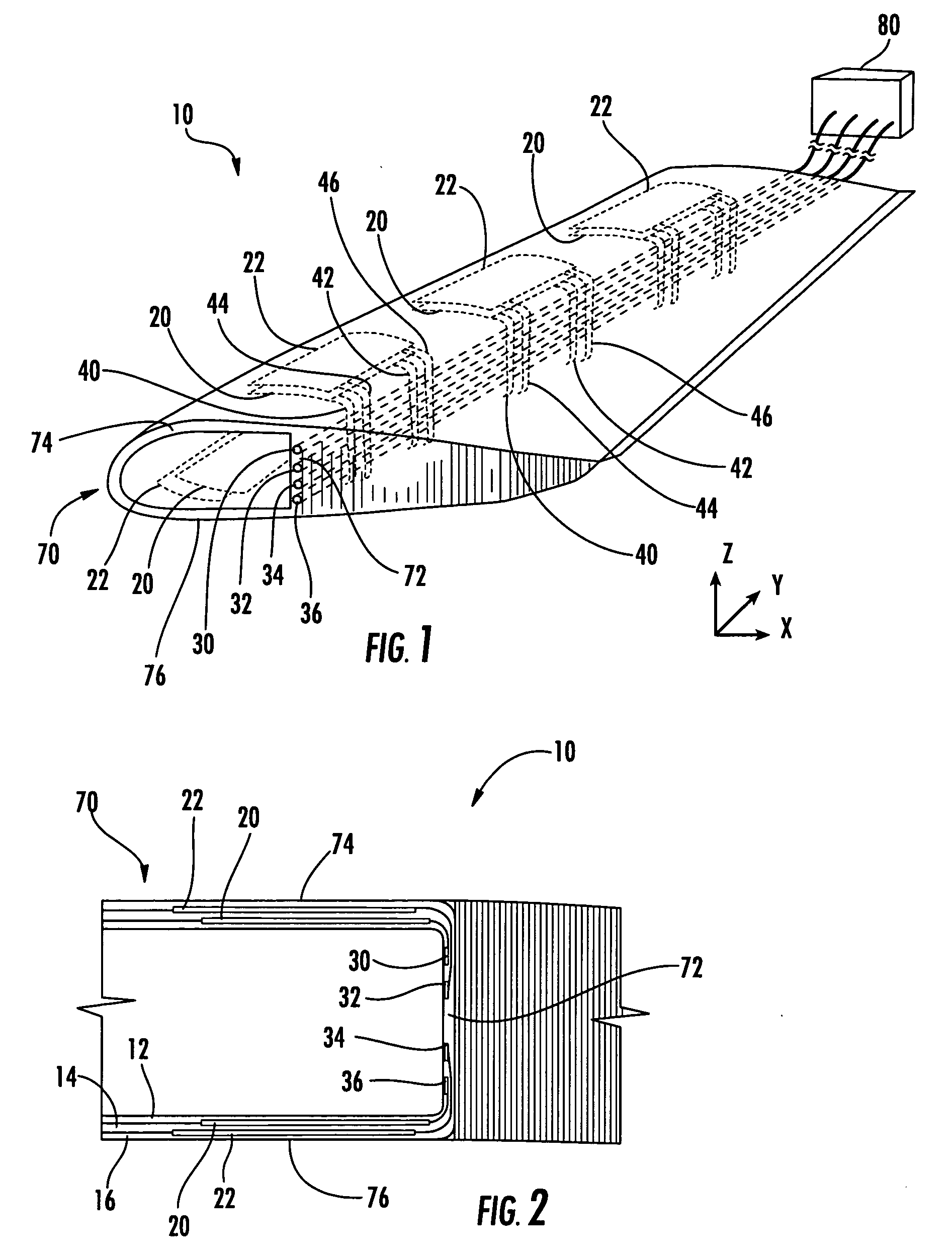 Structurally integrated circuit and associated method