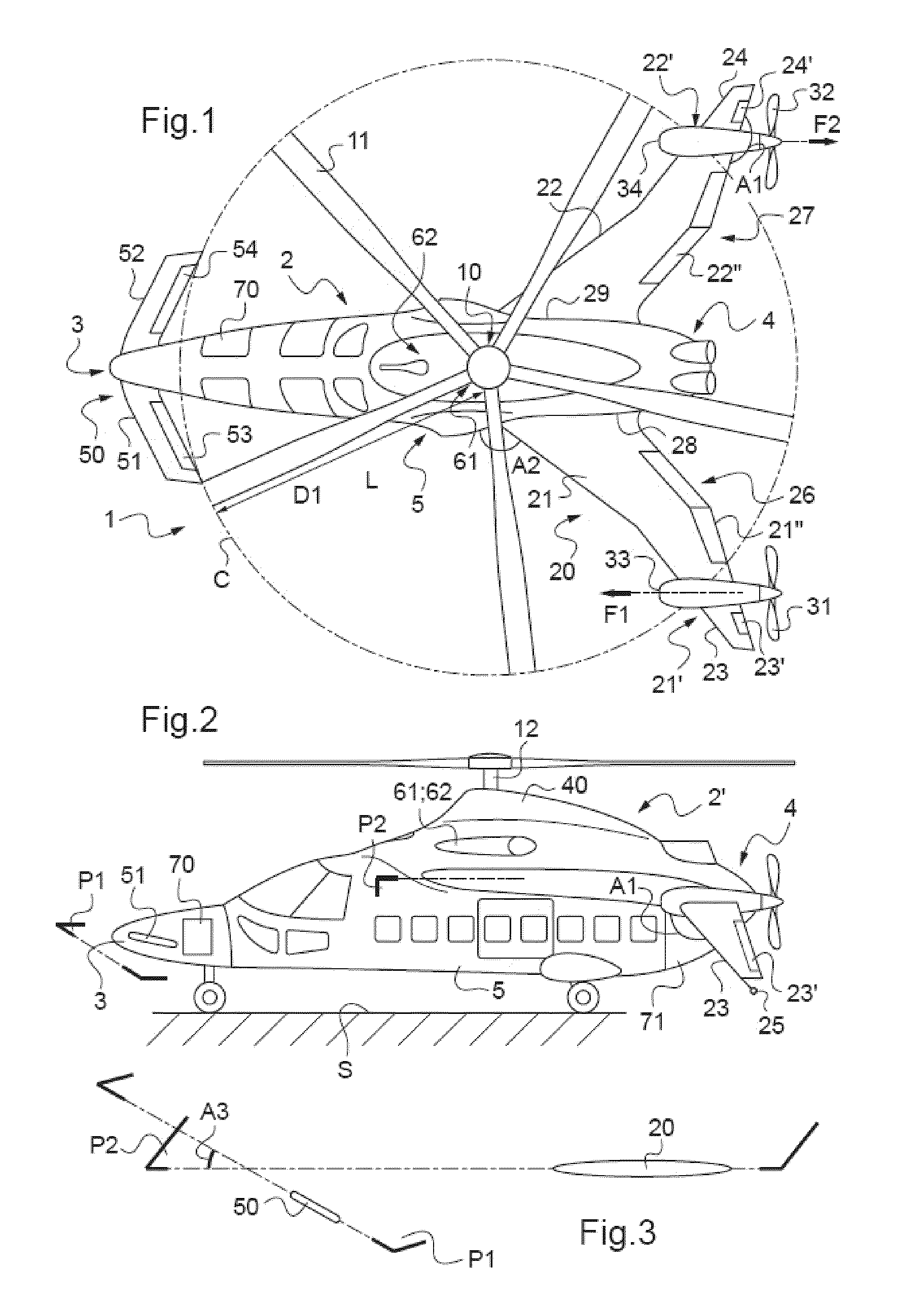 Hybrid helicopter that is fast and has long range