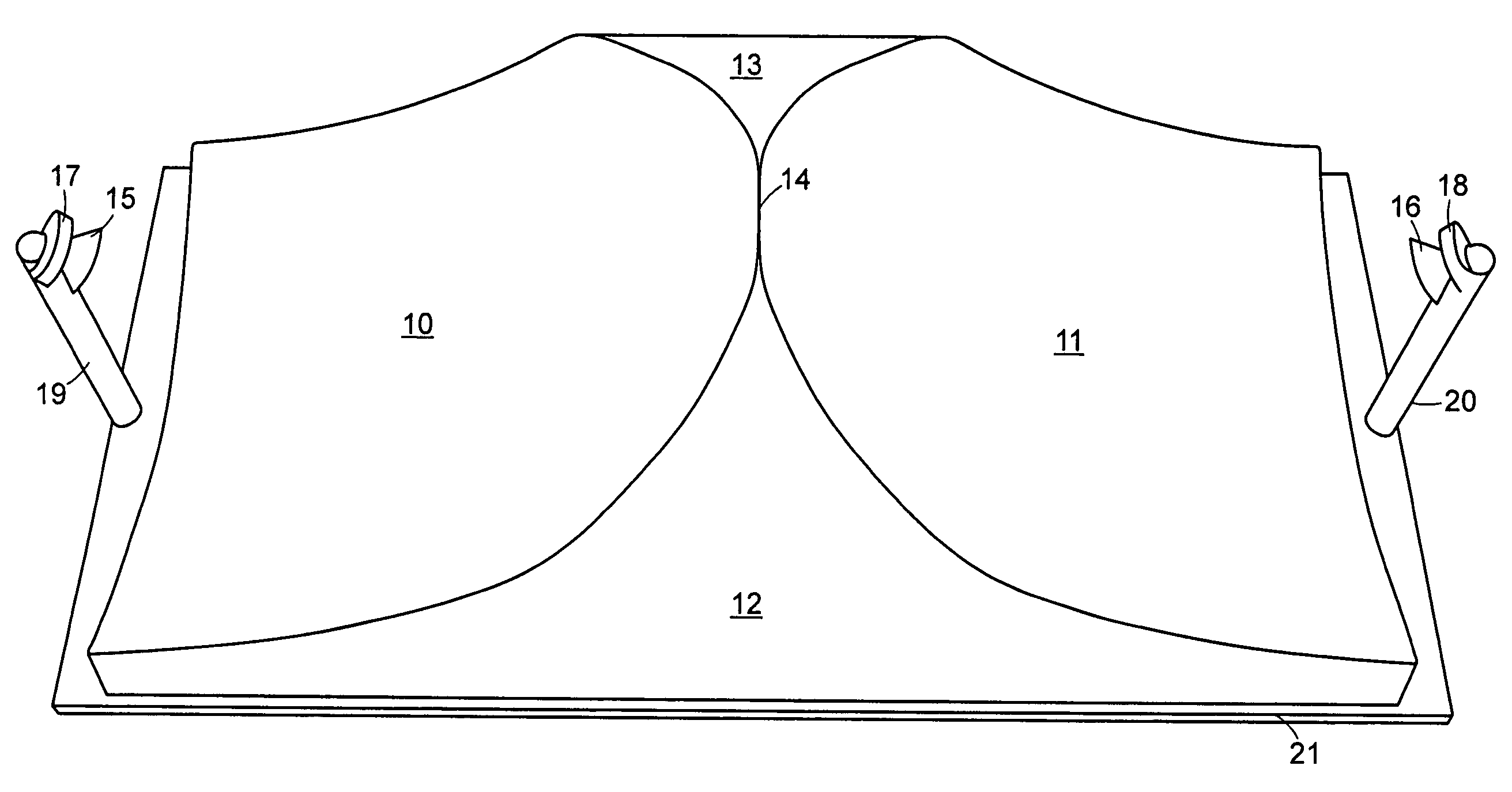 Aligned duplex antennae with high isolation