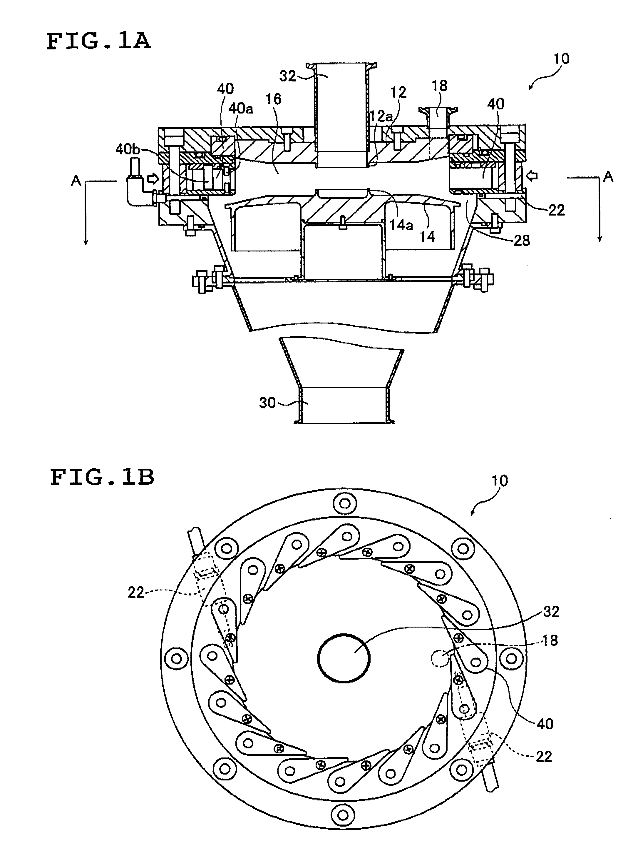 Powder classifying device