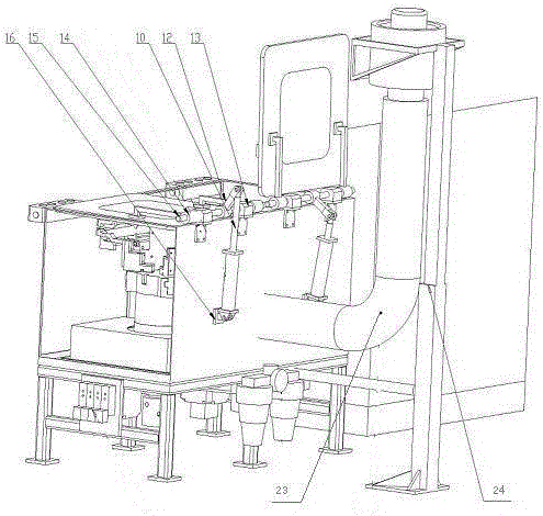 An energy-saving degreasing machine for disk parts