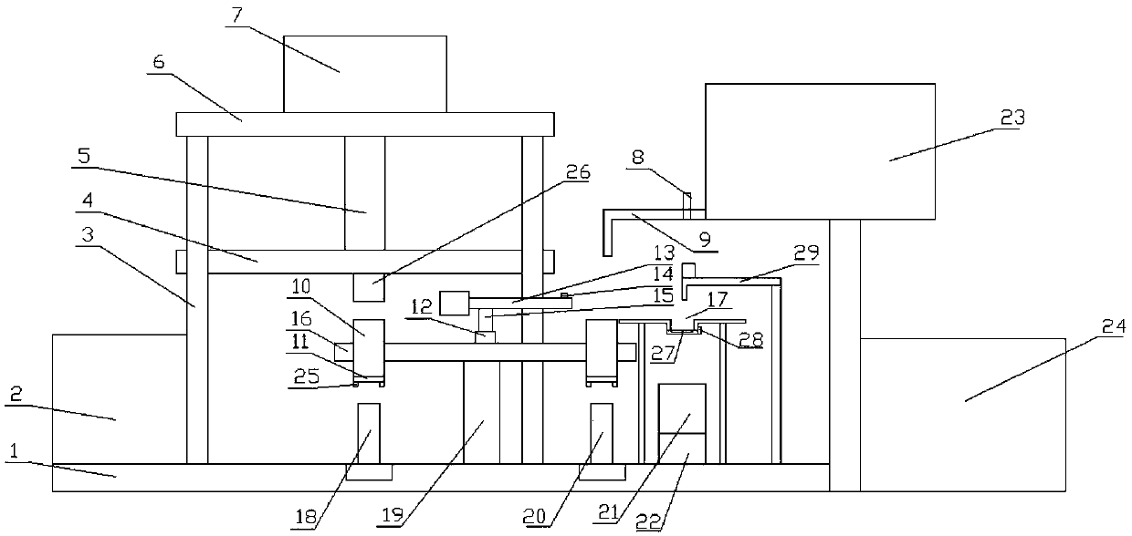 A metal powder hydraulic press with detection function