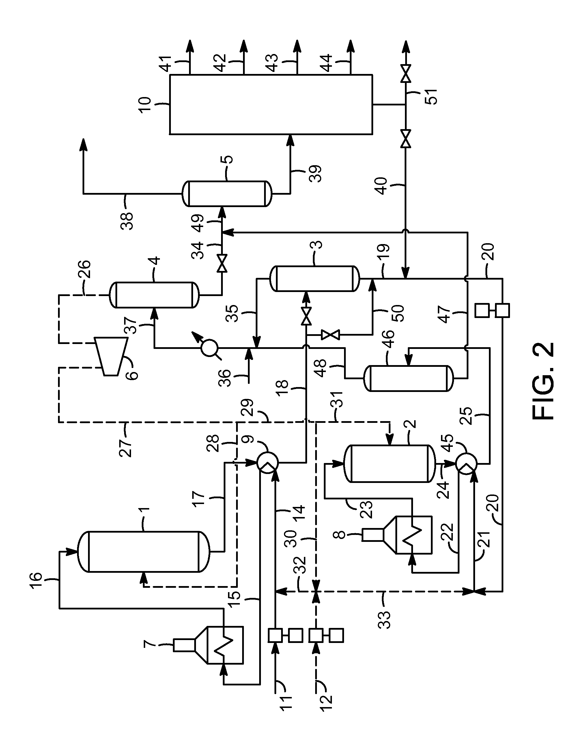 Selective hydrocracking process for either naphtha or distillate production