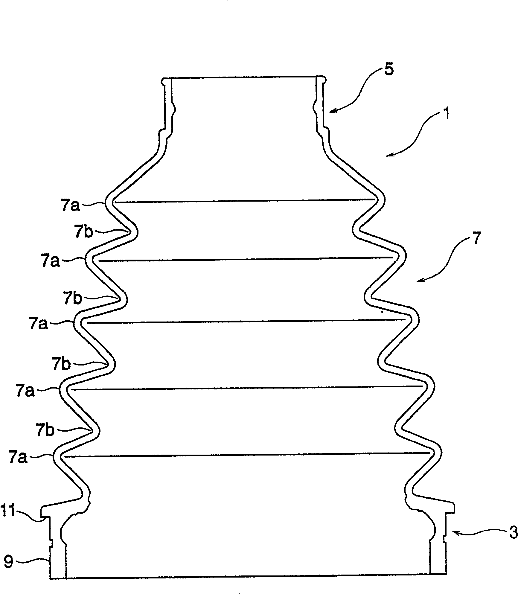 Protective cover for constant-velocity universal joint