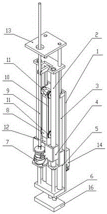 Anchor drilling machine independent rack for machine