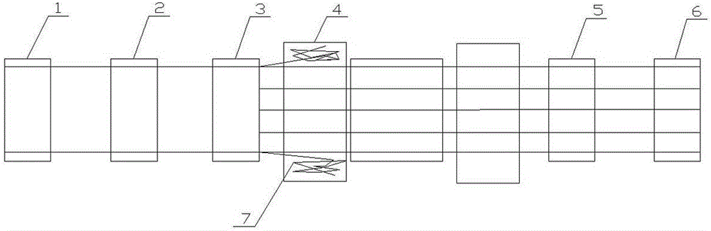 Steel coil longitudinal shearing equipment with synchronous edge wire collecting function