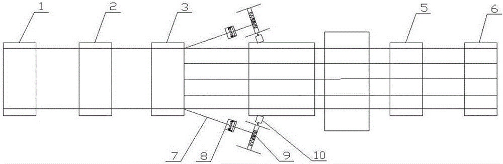 Steel coil longitudinal shearing equipment with synchronous edge wire collecting function