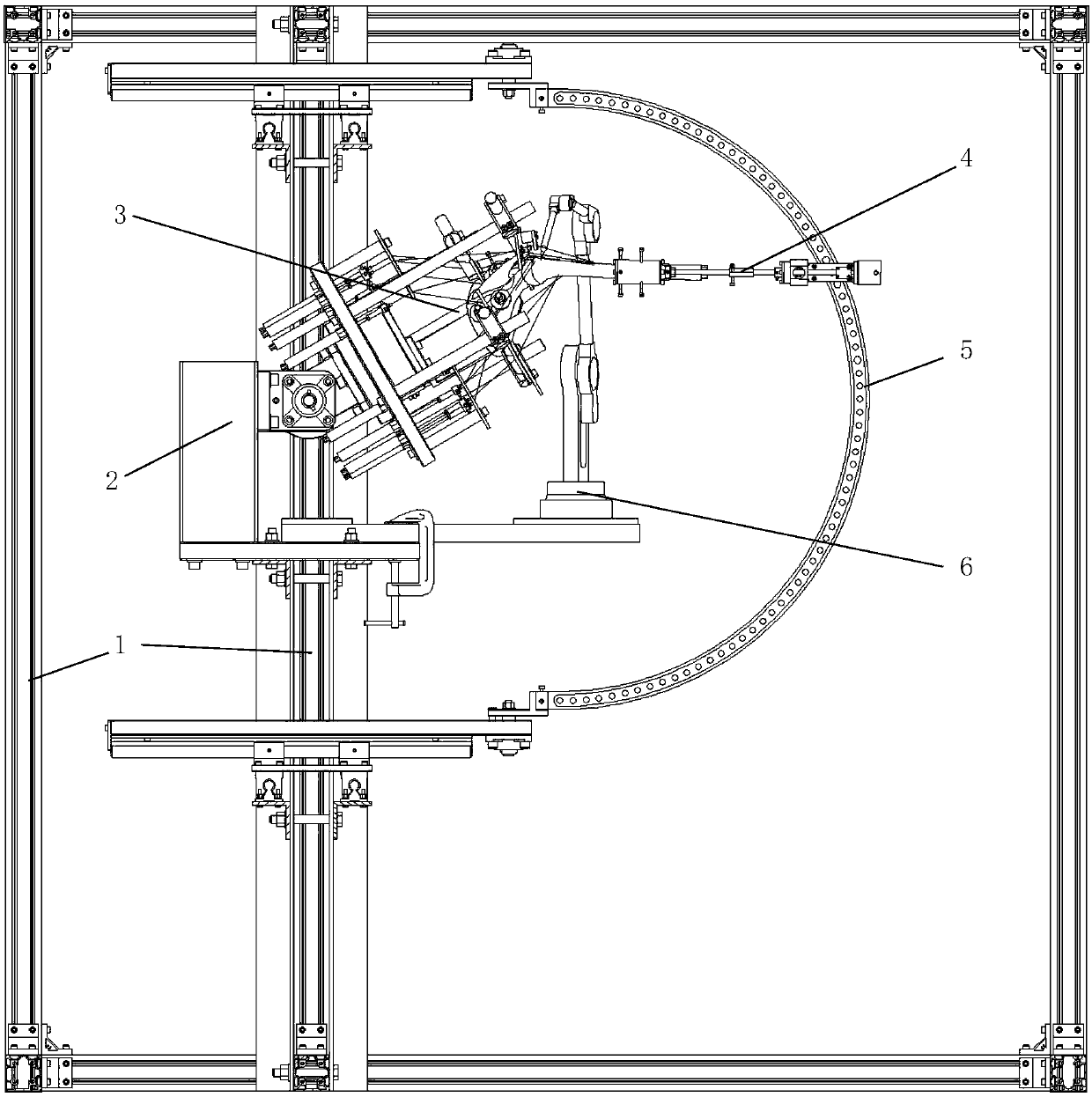 A bionic force loading and function detecting experimental platform for an in-vitro shoulder joint