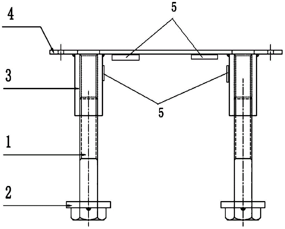 Building embedded part with safety alarm device