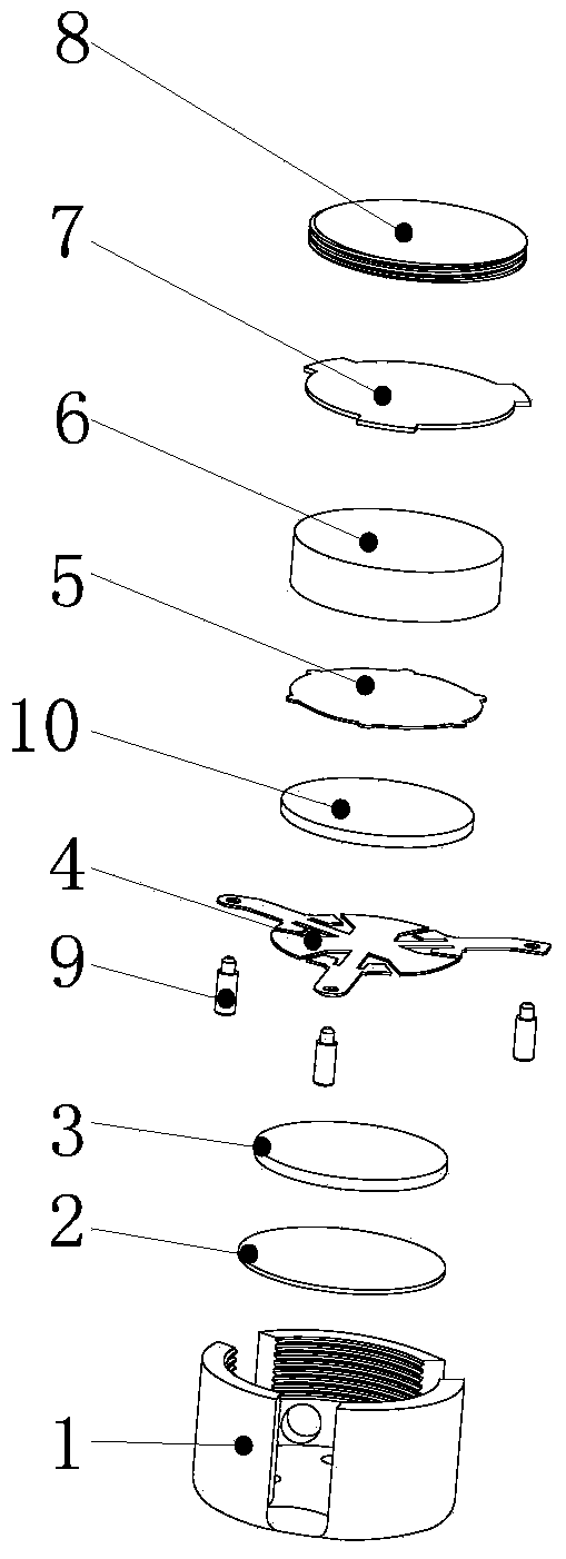 Surface-mounted microwave circulator