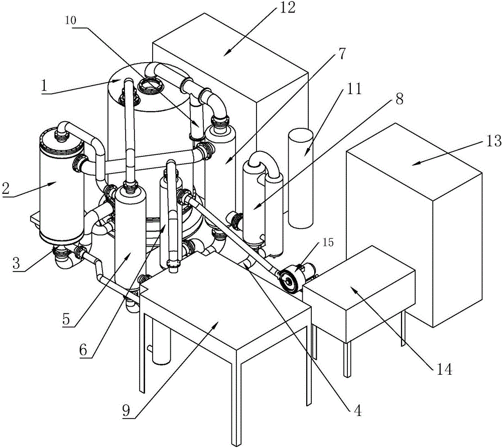 Power generation system for solid oxide fuel cell