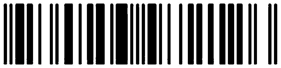 Information fabric weaving method based on bar code technology