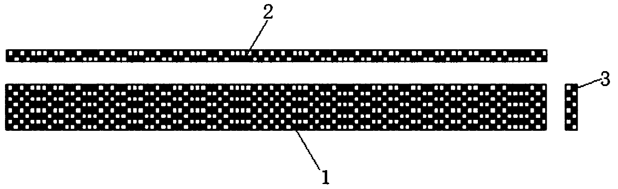 Information fabric weaving method based on bar code technology