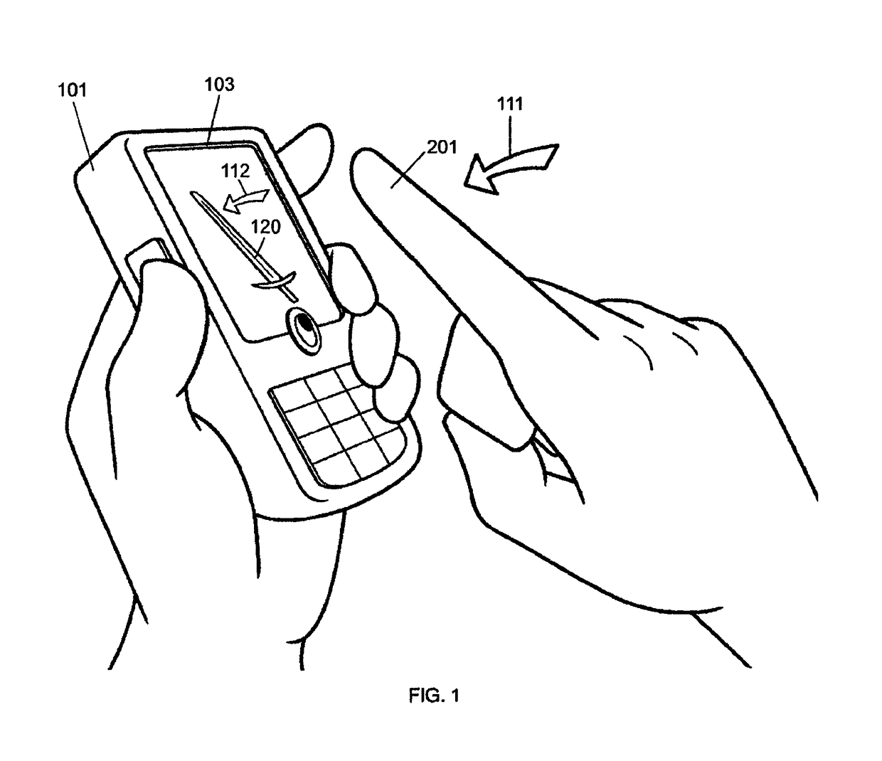 Camera-based user input for compact devices