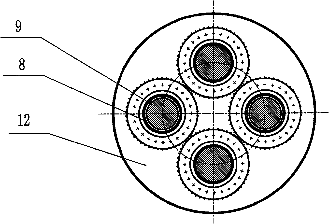 Mute type pressure regulating valve set