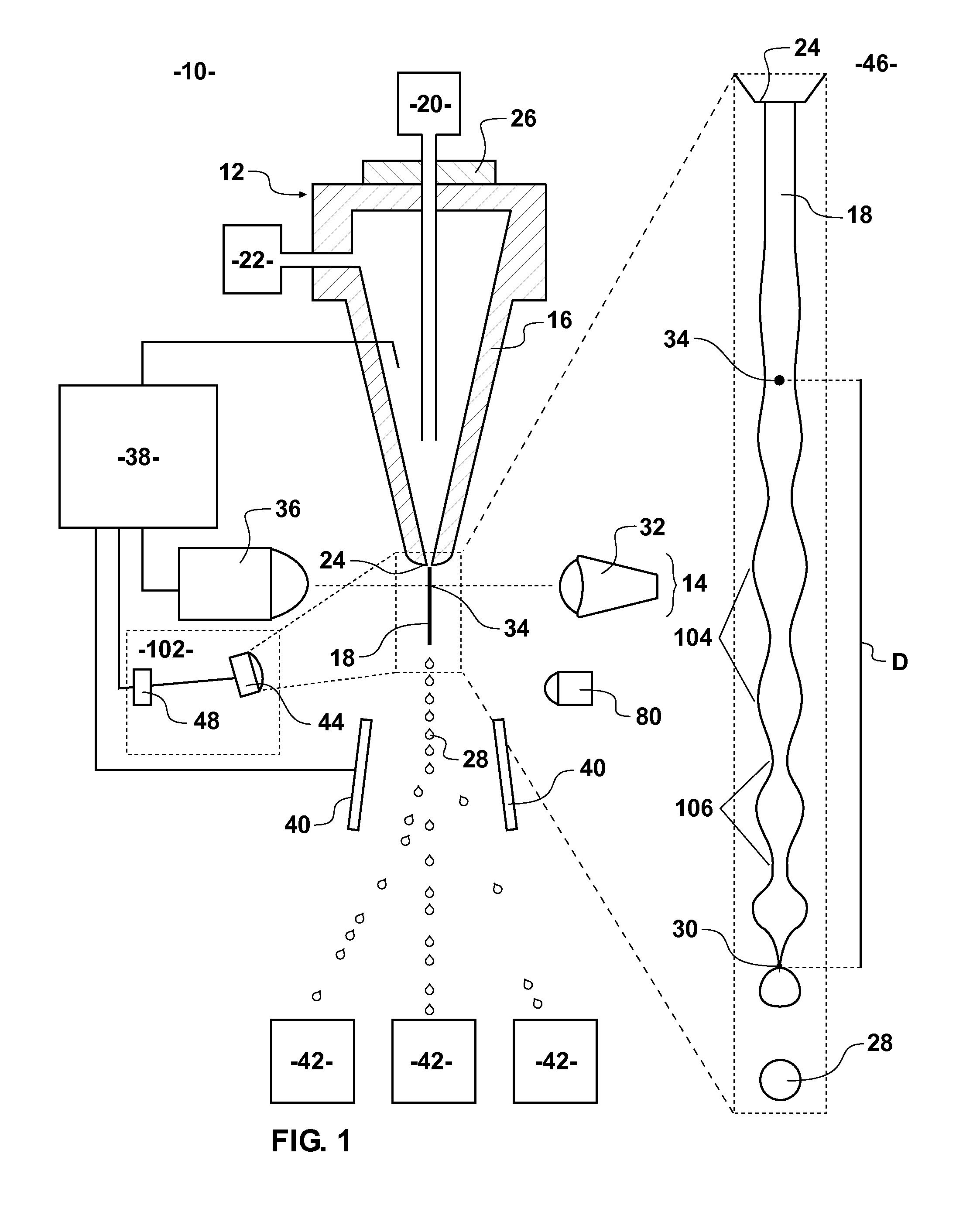 Fluid stream imaging apparatus