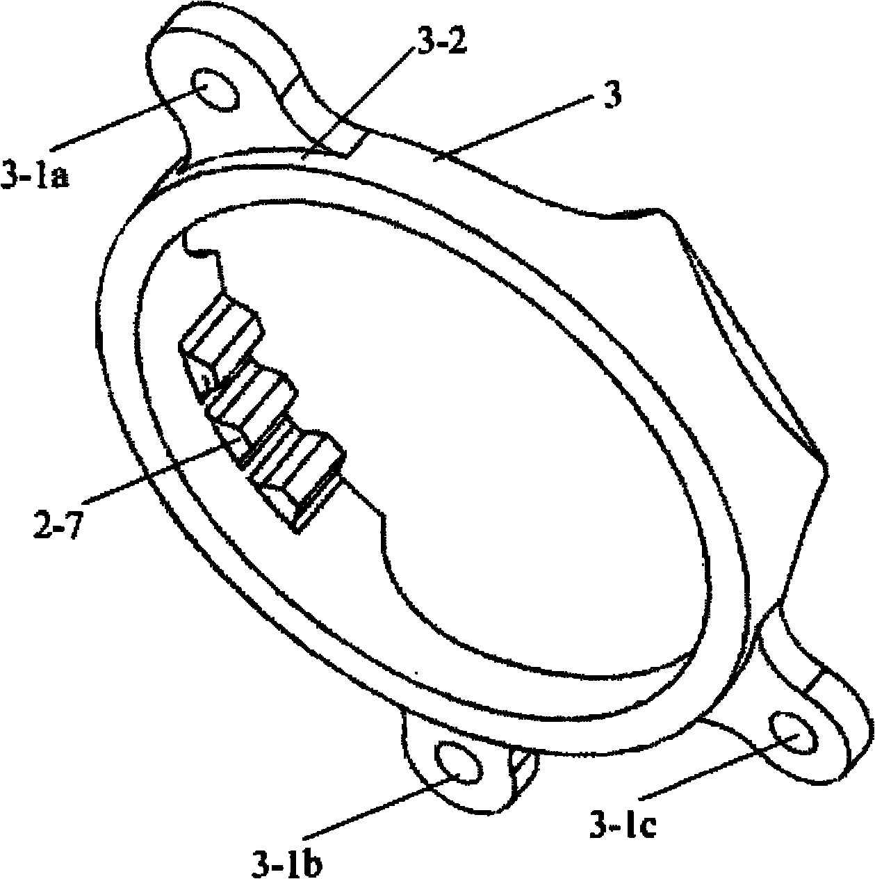 Piston, internal combustion engine and compressor of circular slider-crank mechanism of single cylinder engine