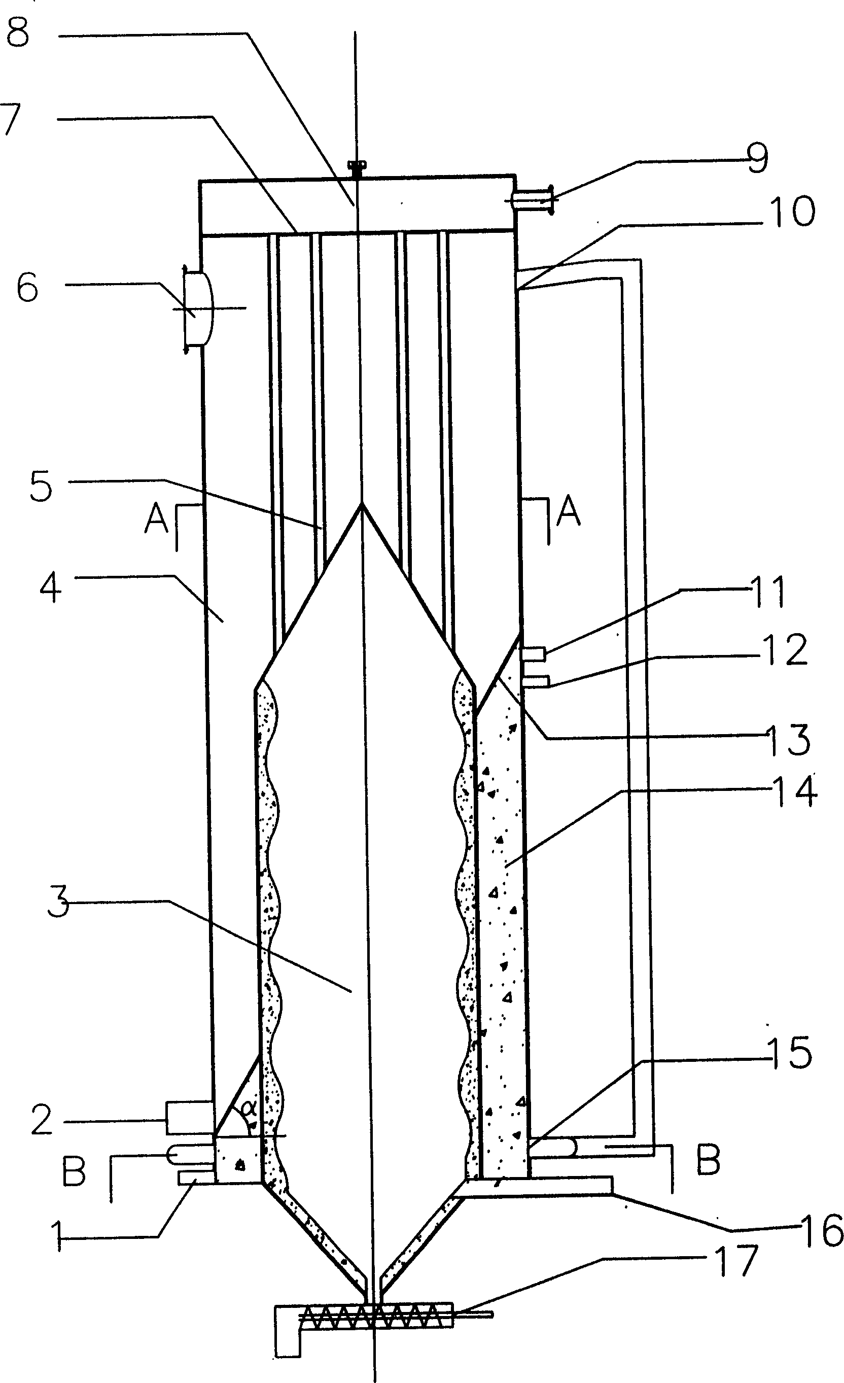 Cracking and gasifying reforming furnace