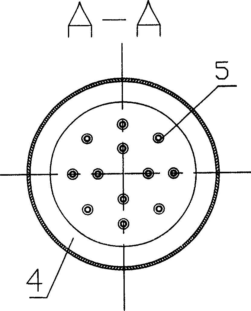 Cracking and gasifying reforming furnace