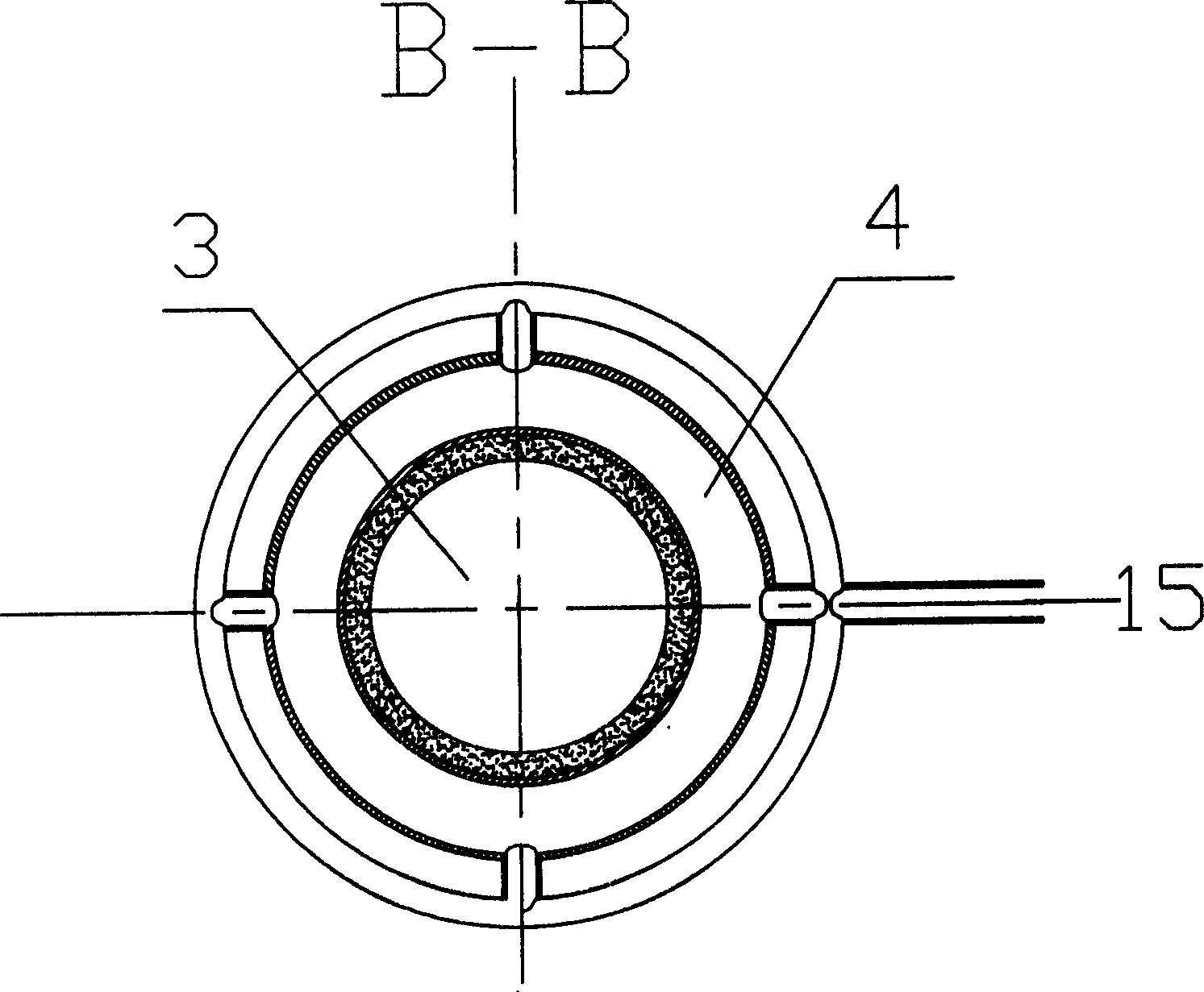 Cracking and gasifying reforming furnace