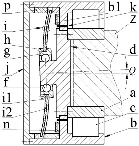 Self-powered monitoring rolling bearing