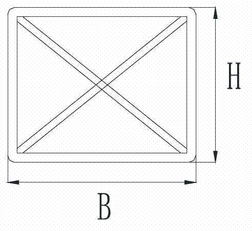 Arm section of truss arm, truss arm and crane