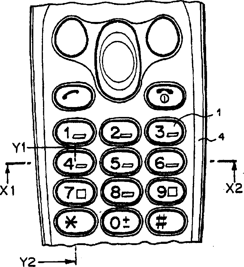 Portable telephone with diffuser and luminous device