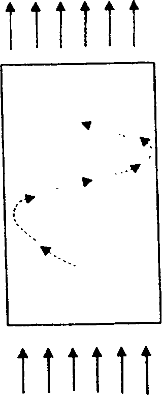 Rotational flow type water collection method