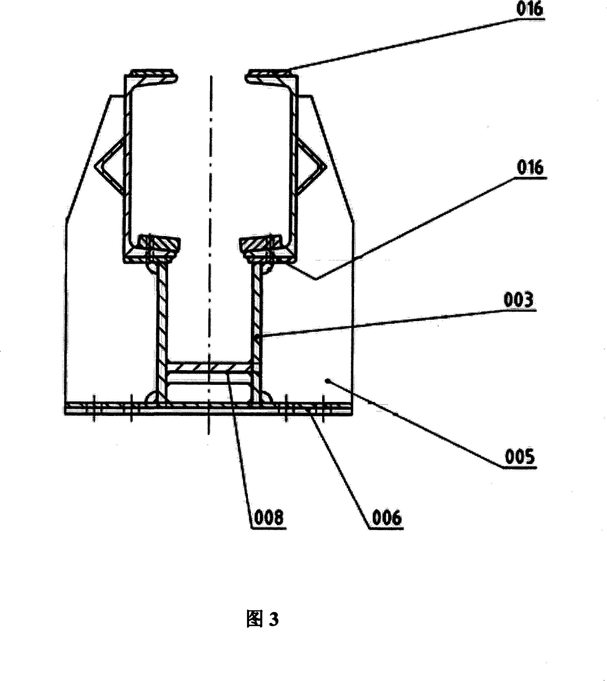 Technique of hot rolled plate and linear cooling bed for manufacturing trolley track girder