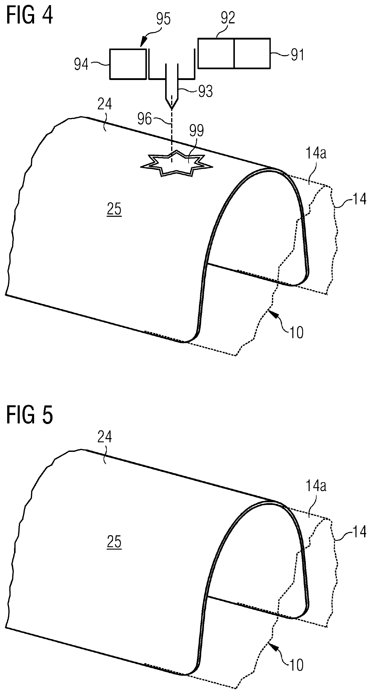 Method for on-site repairing of a wind turbine component