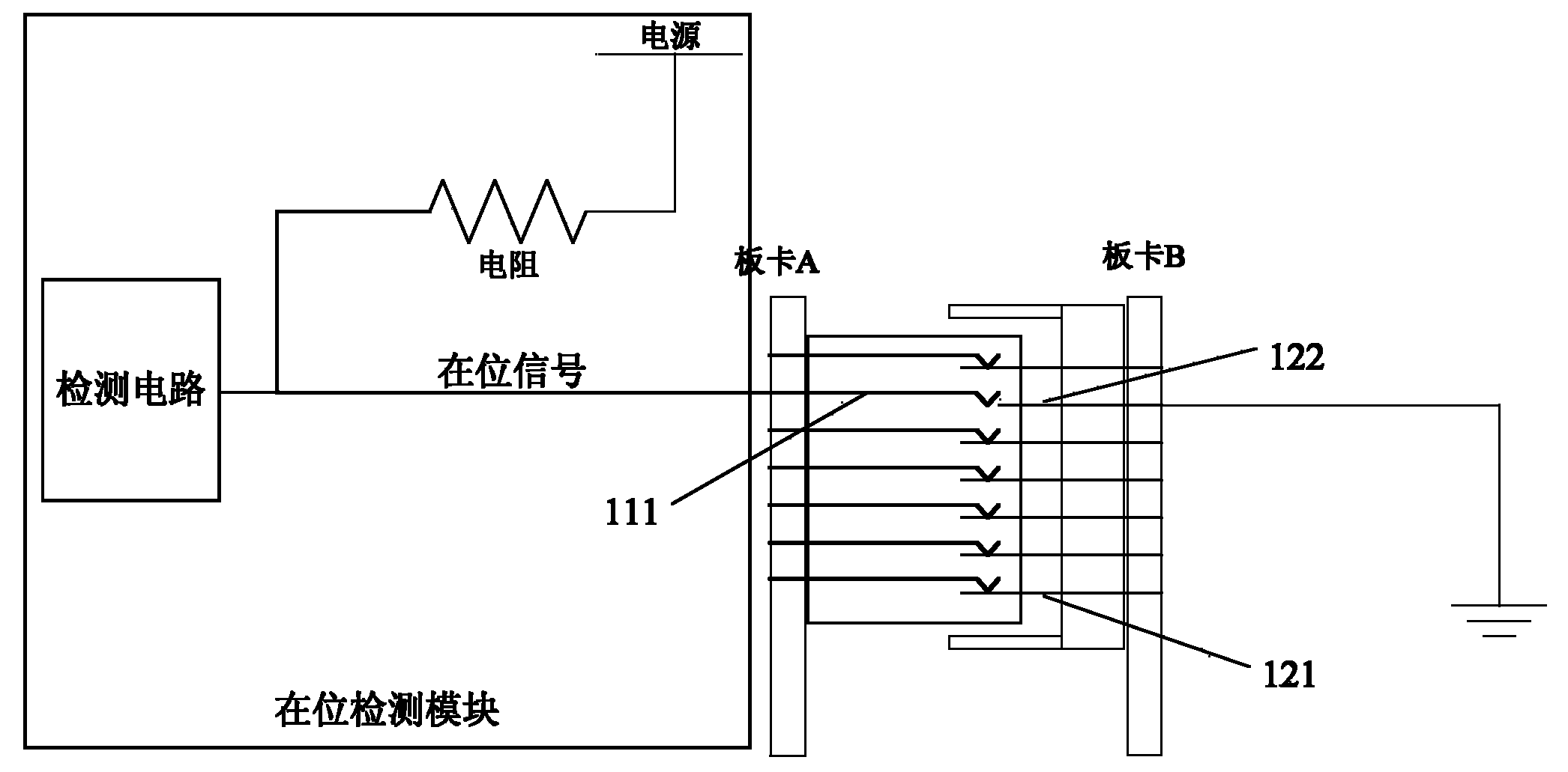 Board in-situ detection method and device