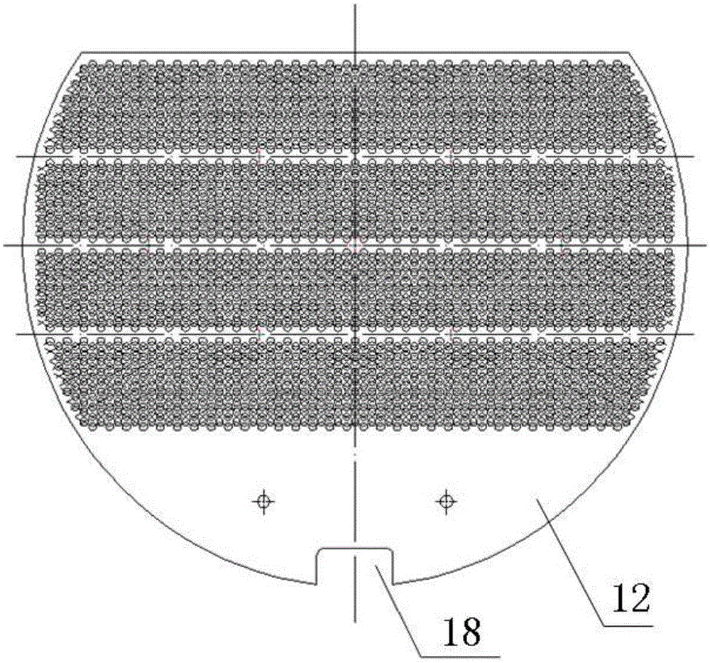 Condenser for acid steam