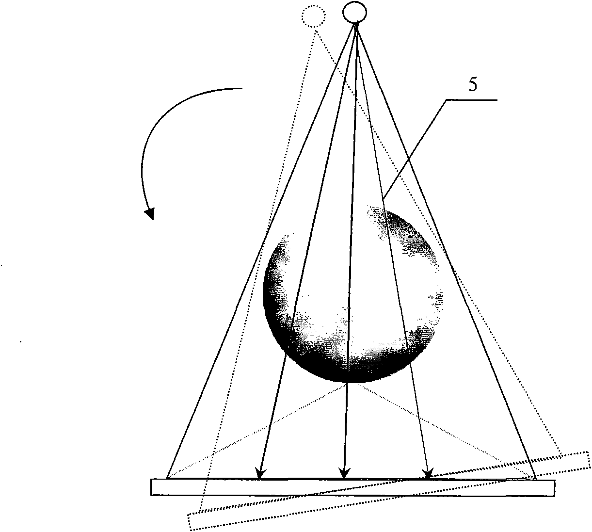 Correcting method aiming at CT ray hardening in multi-phase flow system