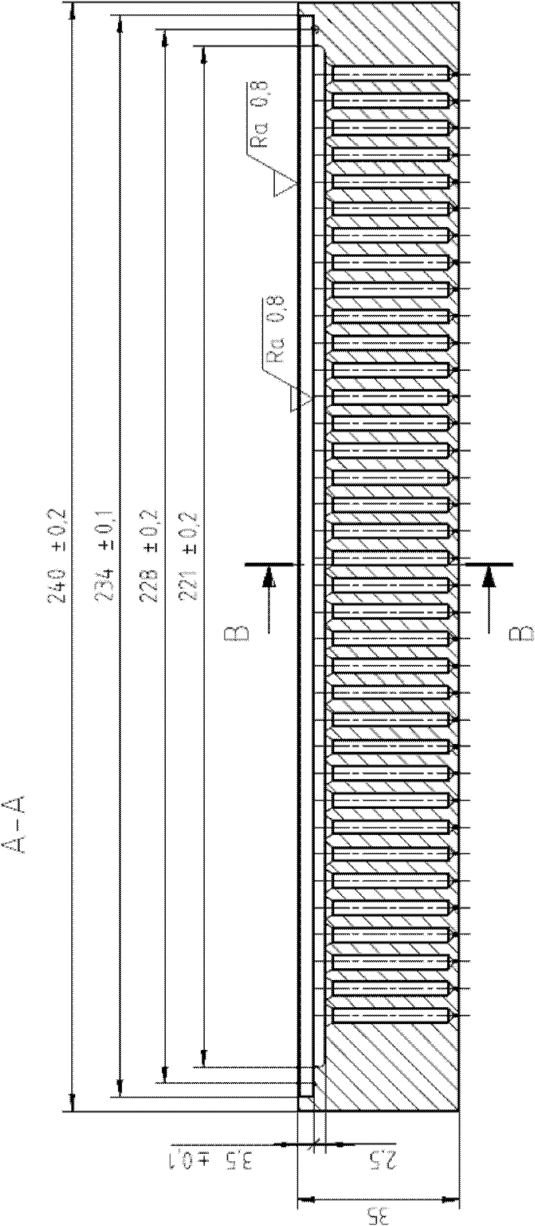 Method for producing fine denier terylene BCF filaments and spinning plate