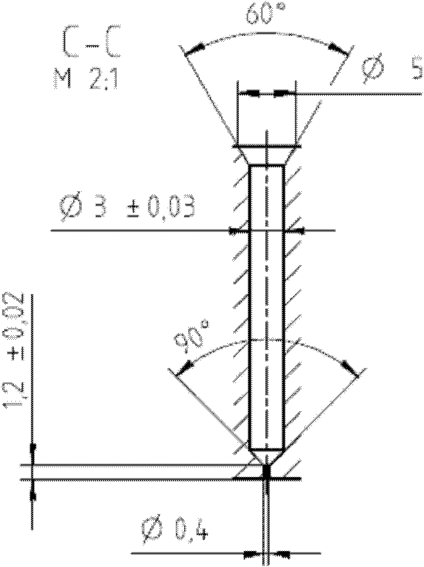 Method for producing fine denier terylene BCF filaments and spinning plate