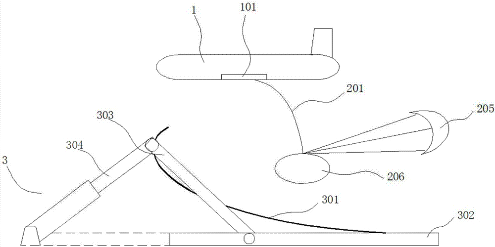 Cargo dropping and receiving system