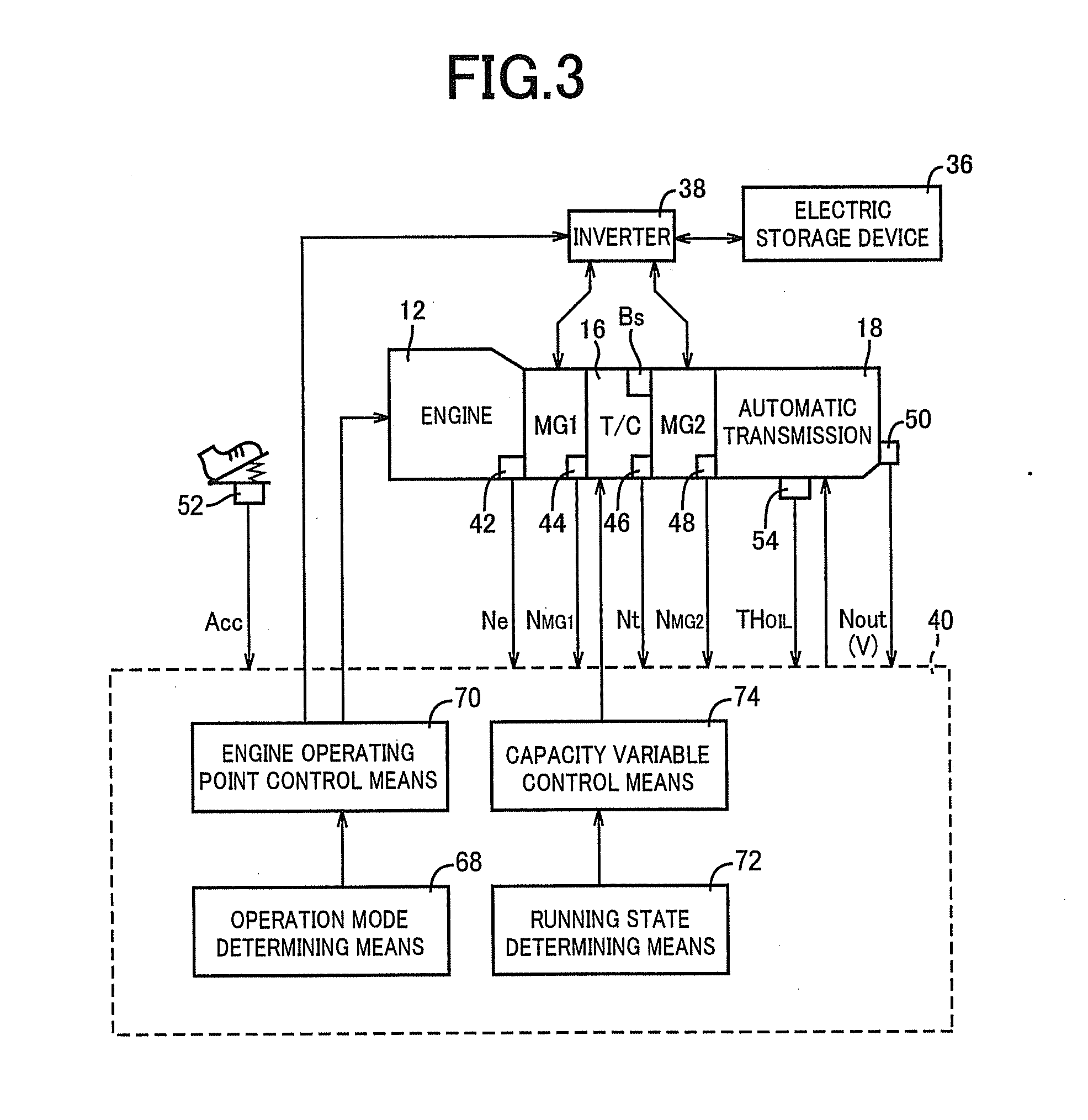 Control device for vehicle drive device