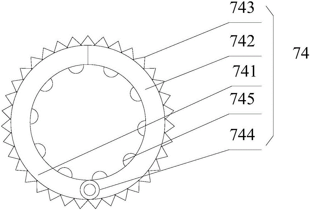 Valve lock clamp groove rolling device