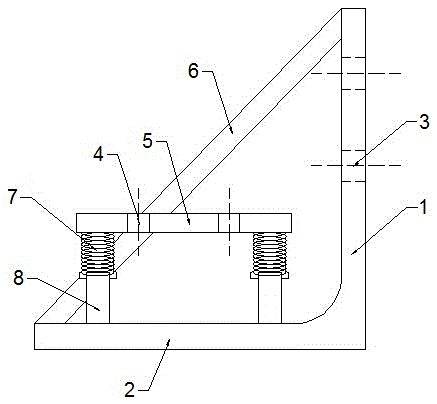 Oil pump connecting support