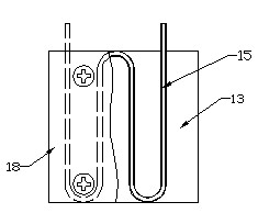 Internal heating device for clinical sample machine of glycosylated hemoglobin analyzer