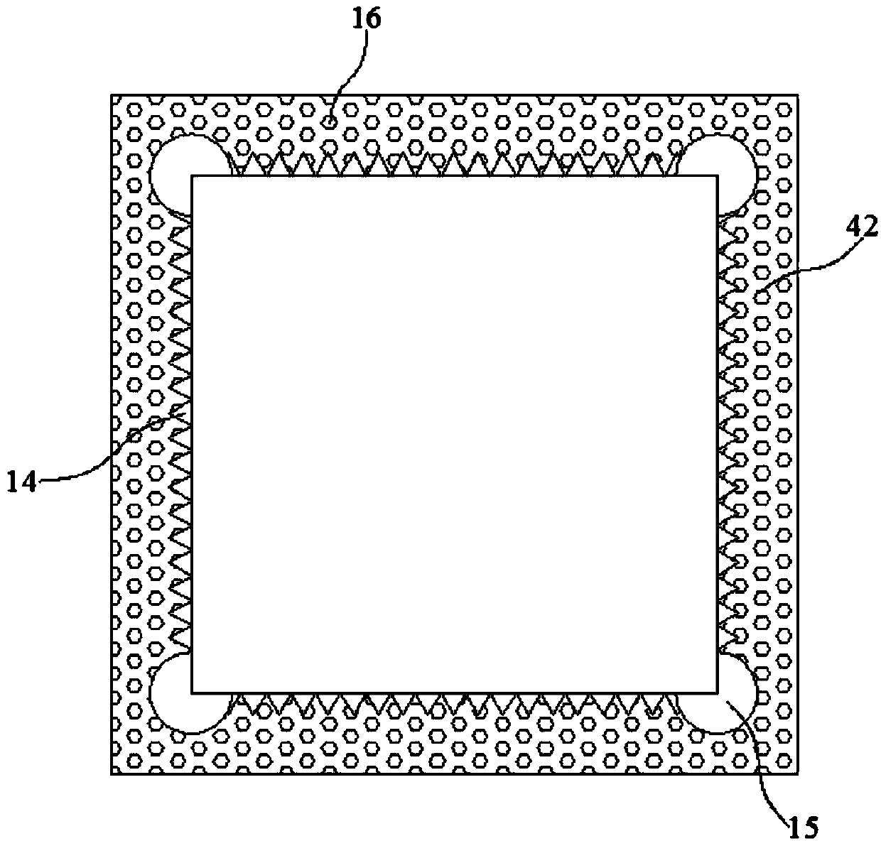 Wafer-level chip packaging structure