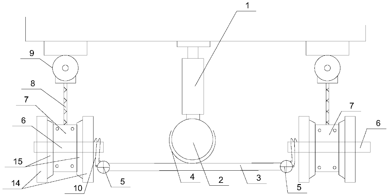 Balance type vehicle balance control device