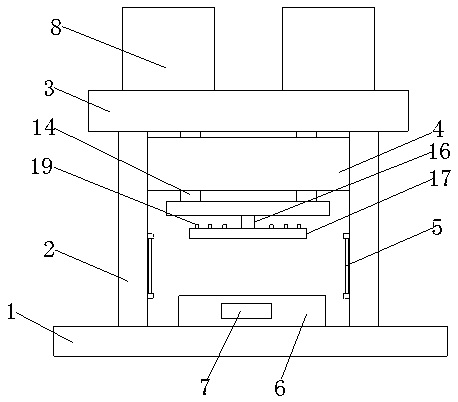 A storeable steel-plastic composite belt sales display device