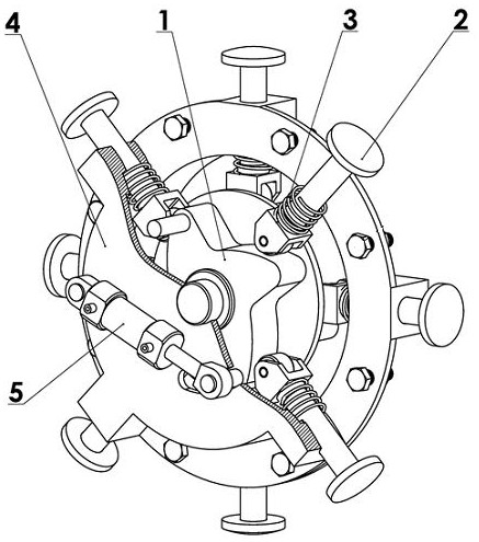 Circle supporting device for the inner side of a thin-wall metal pipeline