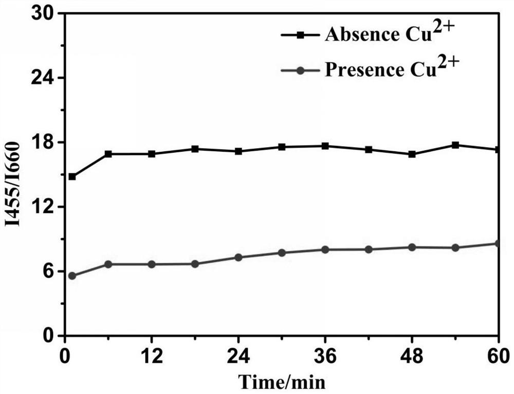 A dual-emission silica fluorescent probe in the detection of cu  <sup>2+</sup> application in