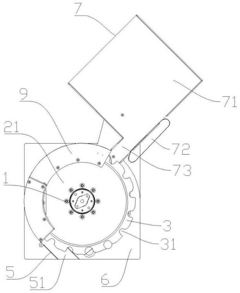 Automatic feeding cap stripping machine